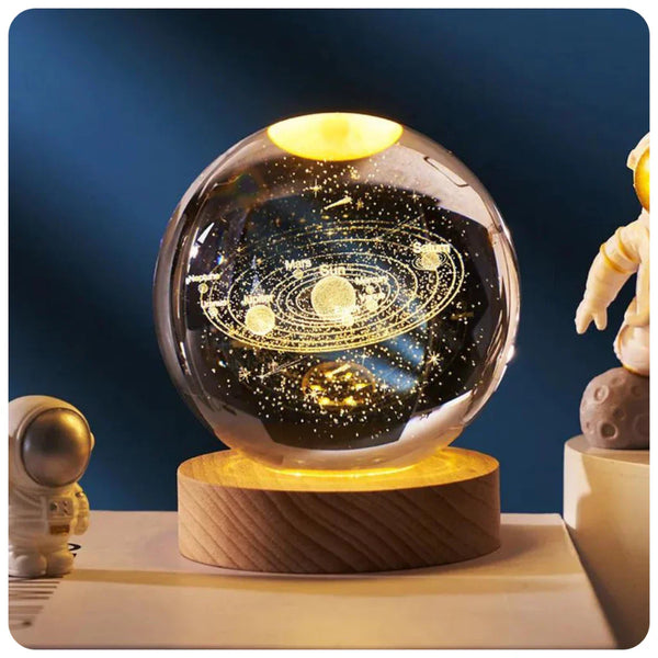 Solar System Crystal Table Lamp